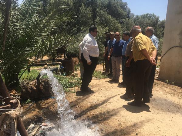 Farmer Jalal Quz’at Returns to Farming his land due to the Solar Power Project